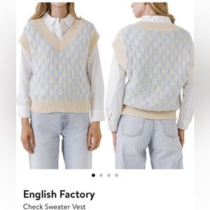 English Factory Sweater Vest
